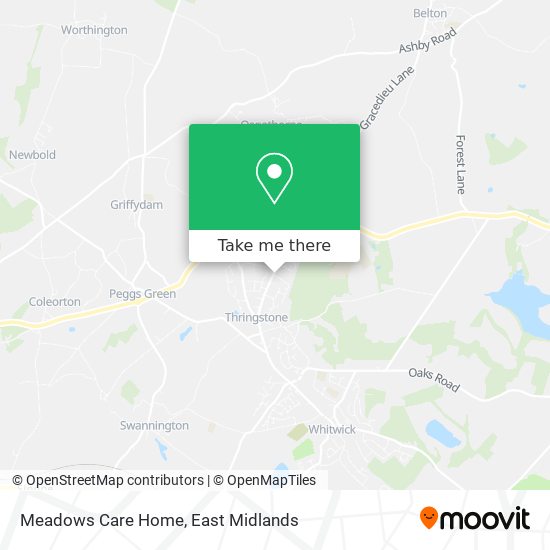 Meadows Care Home map