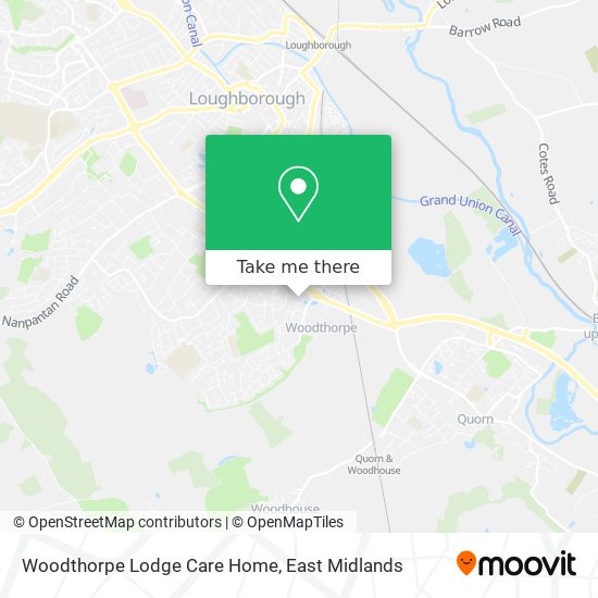 Woodthorpe Lodge Care Home map