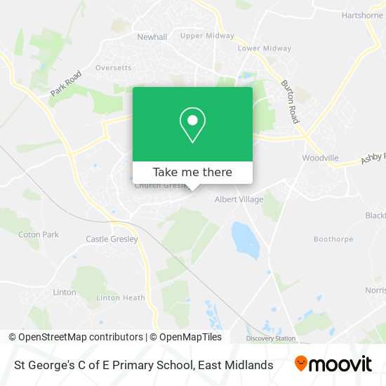 St George's C of E Primary School map