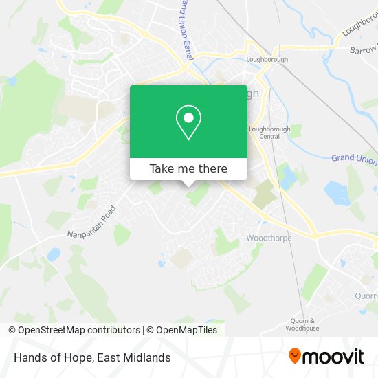 Hands of Hope map