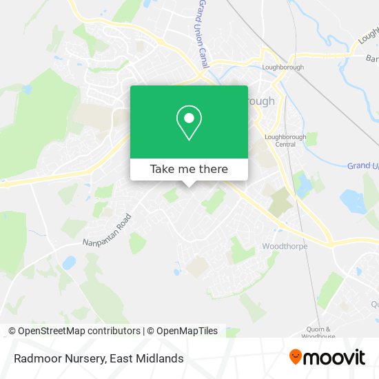 Radmoor Nursery map