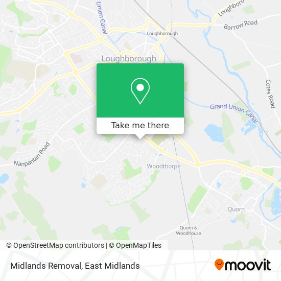Midlands Removal map