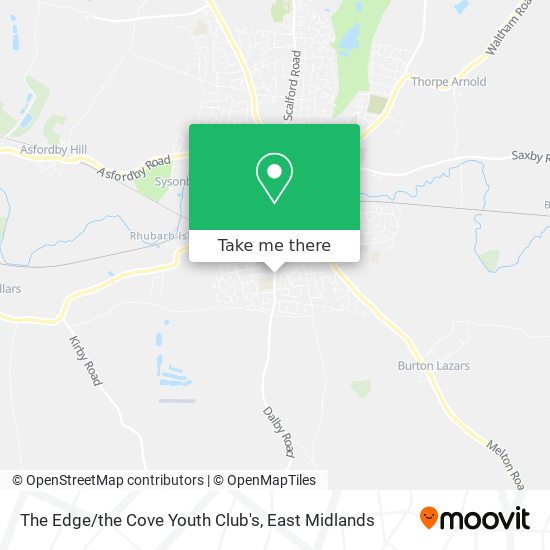 The Edge/the Cove Youth Club's map