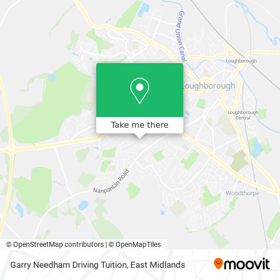 Garry Needham Driving Tuition map