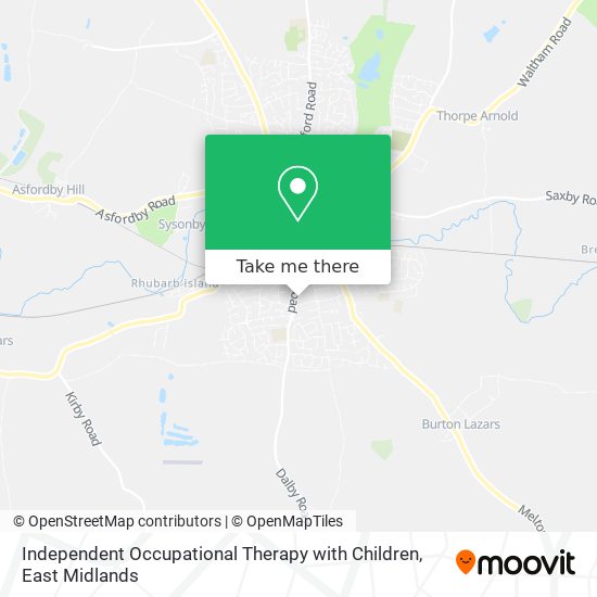 Independent Occupational Therapy with Children map