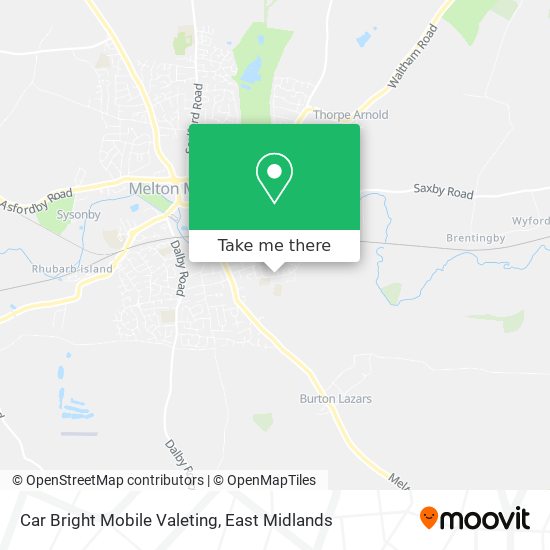 Car Bright Mobile Valeting map