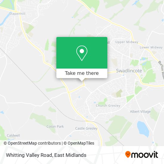 Whitting Valley Road map