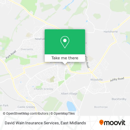 David Wain Insurance Services map