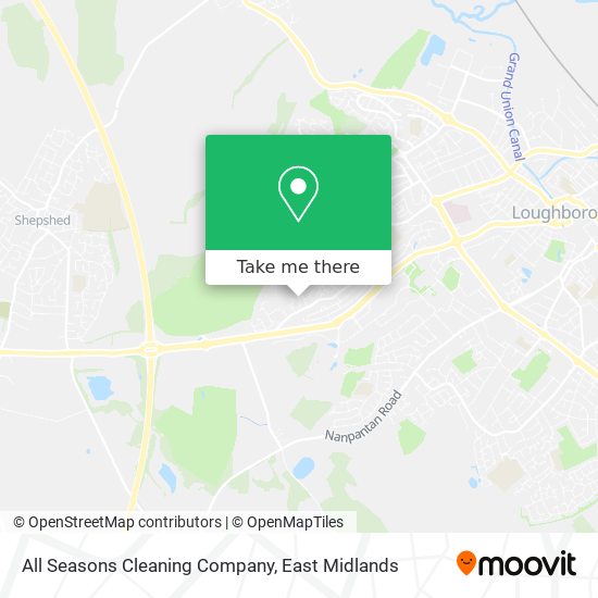 All Seasons Cleaning Company map