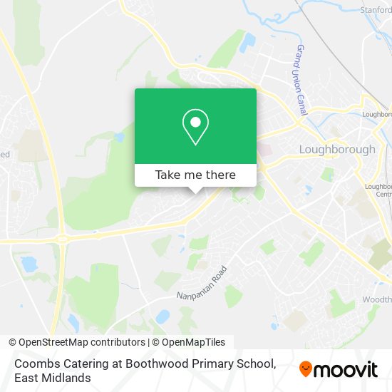 Coombs Catering at Boothwood Primary School map