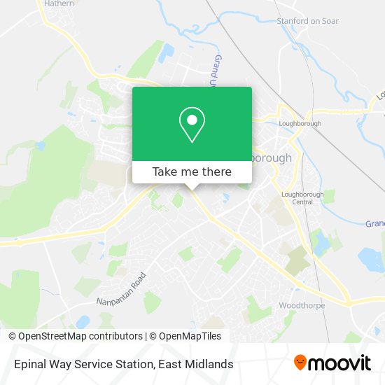 Epinal Way Service Station map