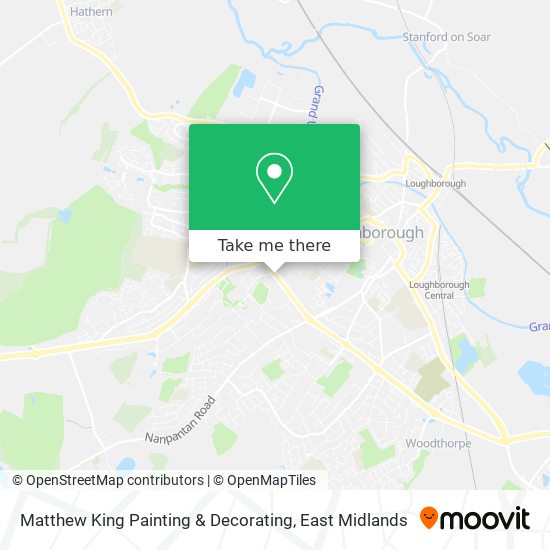 Matthew King Painting & Decorating map