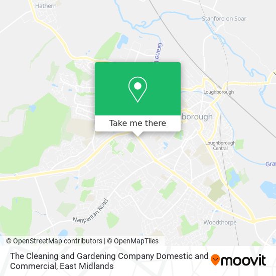 The Cleaning and Gardening Company Domestic and Commercial map