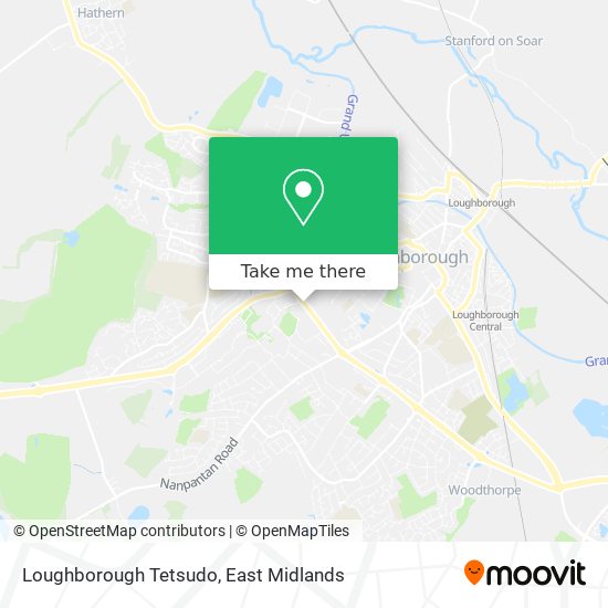 Loughborough Tetsudo map