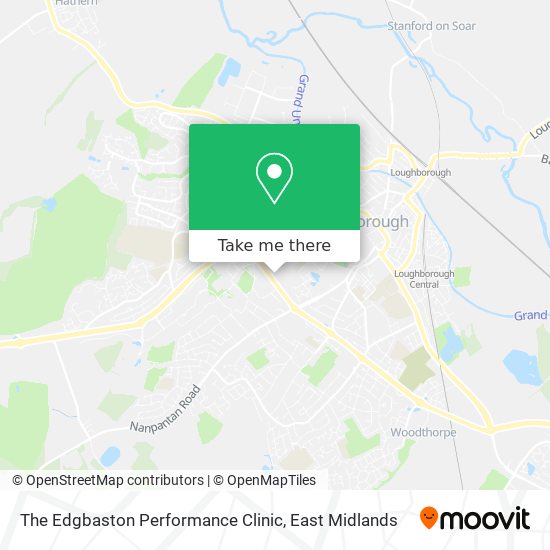 The Edgbaston Performance Clinic map