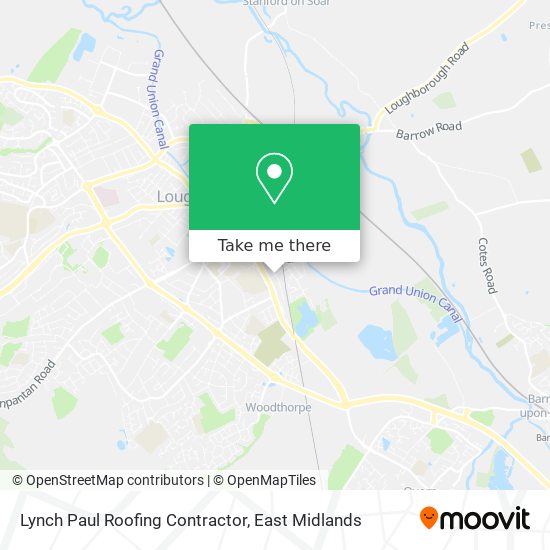 Lynch Paul Roofing Contractor map