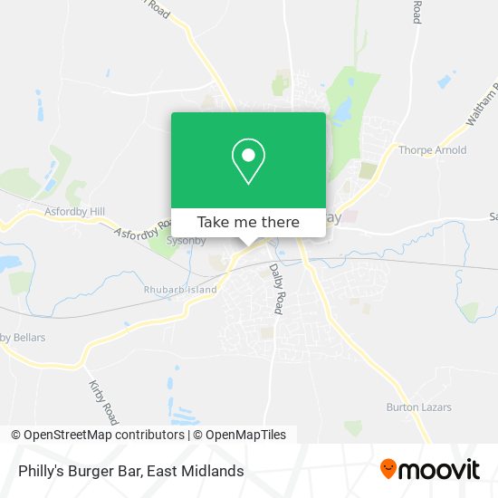 Philly's Burger Bar map