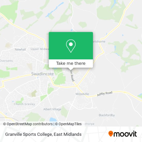 Granville Sports College map