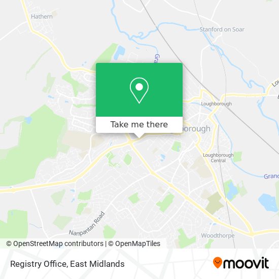 Registry Office map