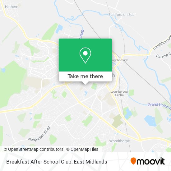 Breakfast After School Club map