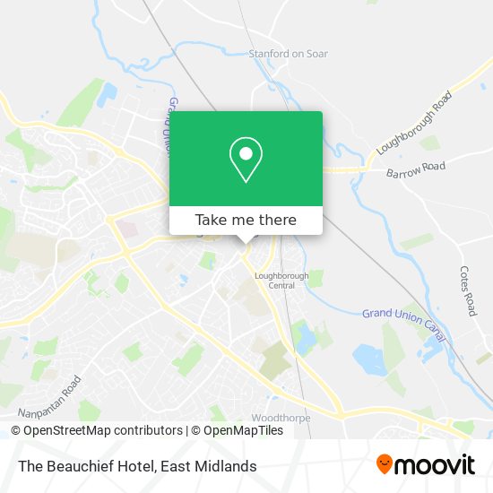 The Beauchief Hotel map