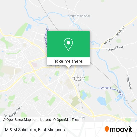 M & M Solicitors map