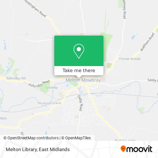 Melton Library map