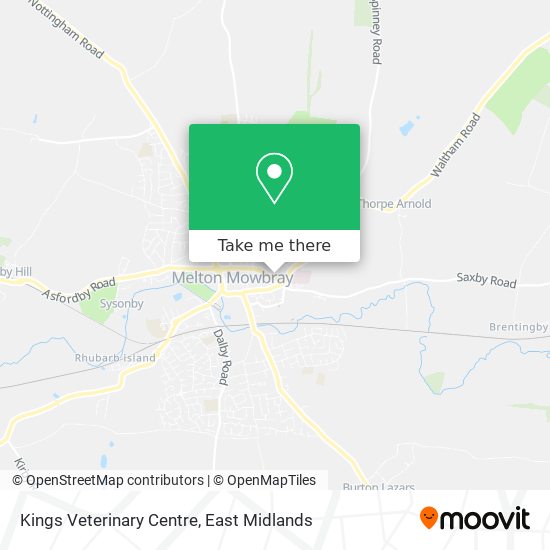 Kings Veterinary Centre map