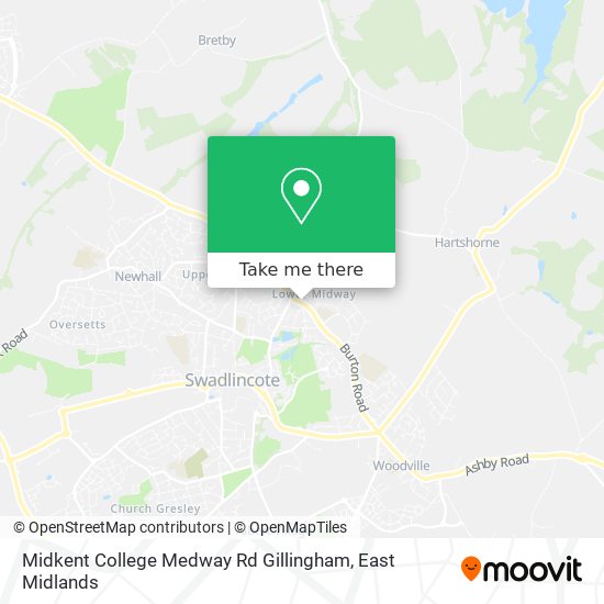 Midkent College Medway Rd Gillingham map