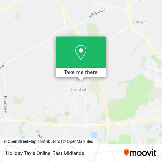 Holiday Taxis Online map