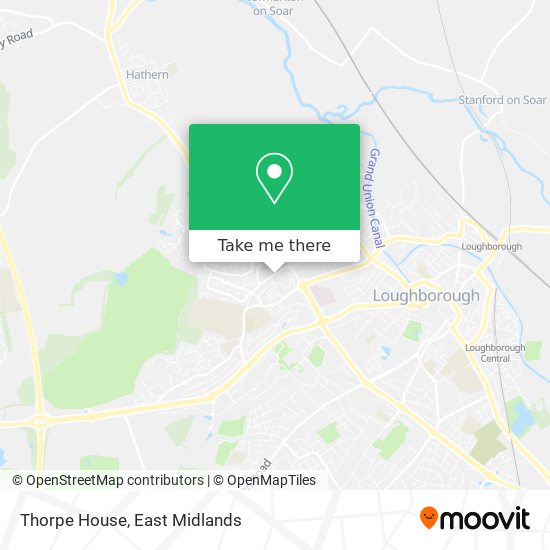 Thorpe House map