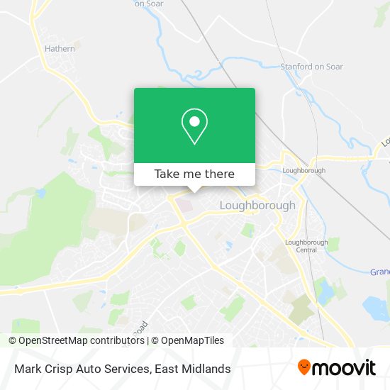 Mark Crisp Auto Services map