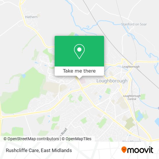 Rushcliffe Care map