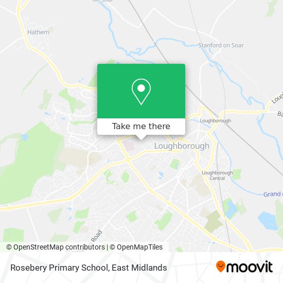 Rosebery Primary School map