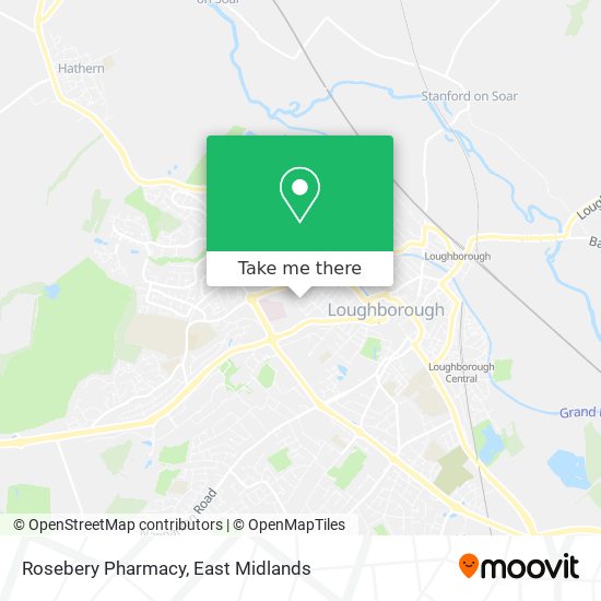 Rosebery Pharmacy map