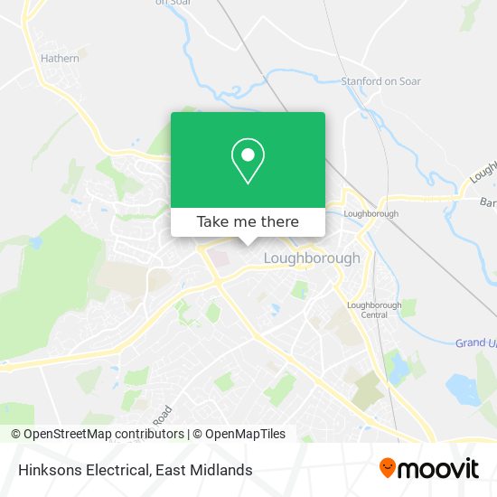 Hinksons Electrical map