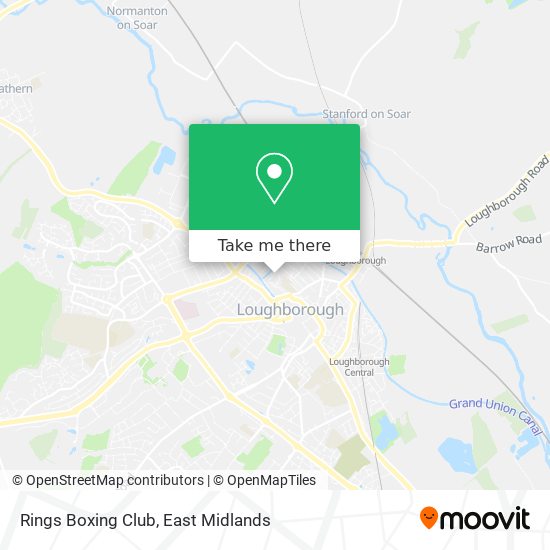 Rings Boxing Club map