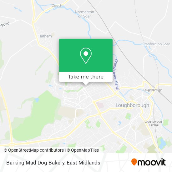 Barking Mad Dog Bakery map