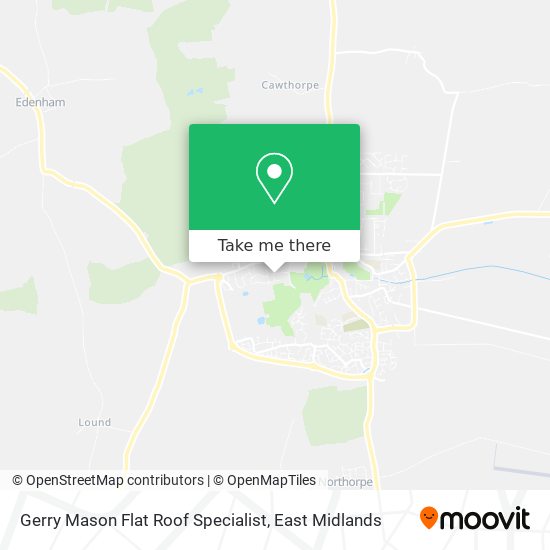 Gerry Mason Flat Roof Specialist map