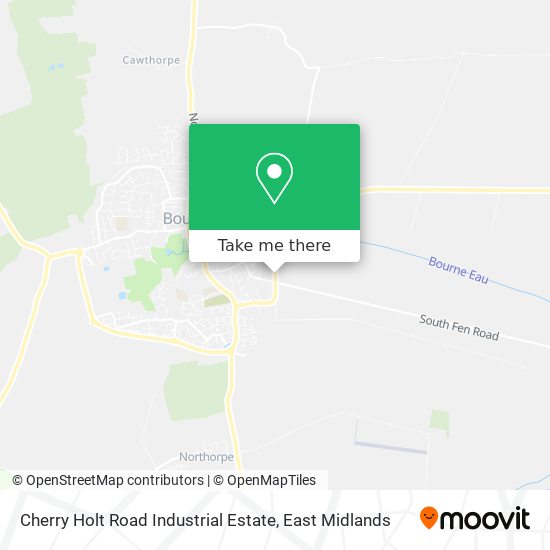 Cherry Holt Road Industrial Estate map