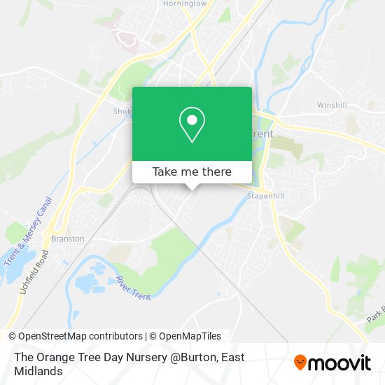 The Orange Tree Day Nursery @Burton map