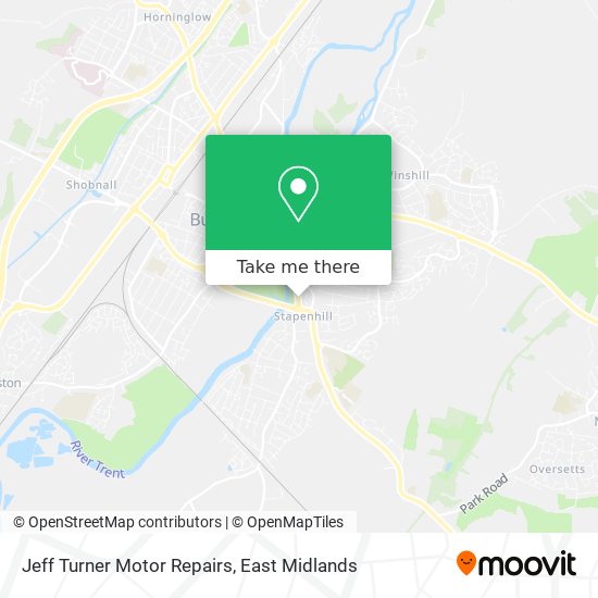 Jeff Turner Motor Repairs map