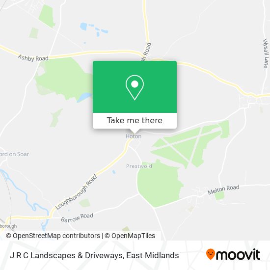 J R C Landscapes & Driveways map