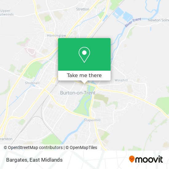 Bargates map