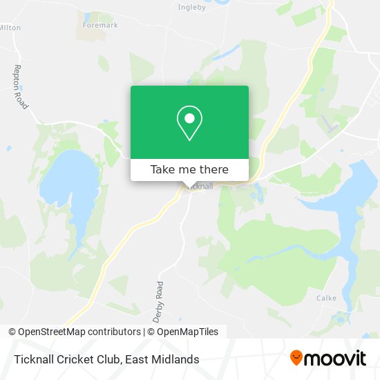 Ticknall Cricket Club map