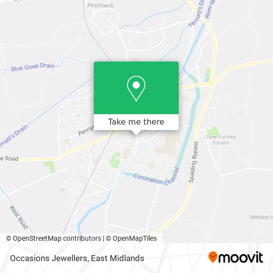 Occasions Jewellers map