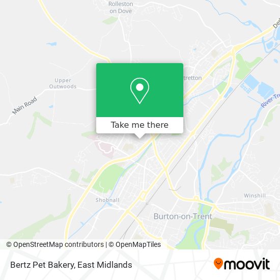 Bertz Pet Bakery map