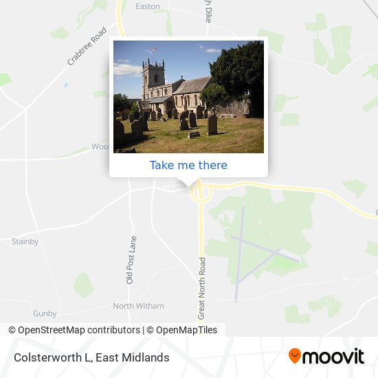 Colsterworth L map