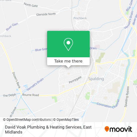 David Voak Plumbing & Heating Services map