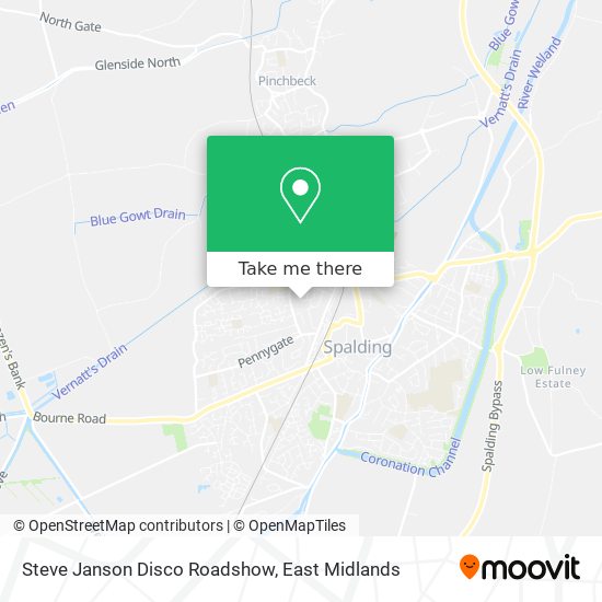 Steve Janson Disco Roadshow map